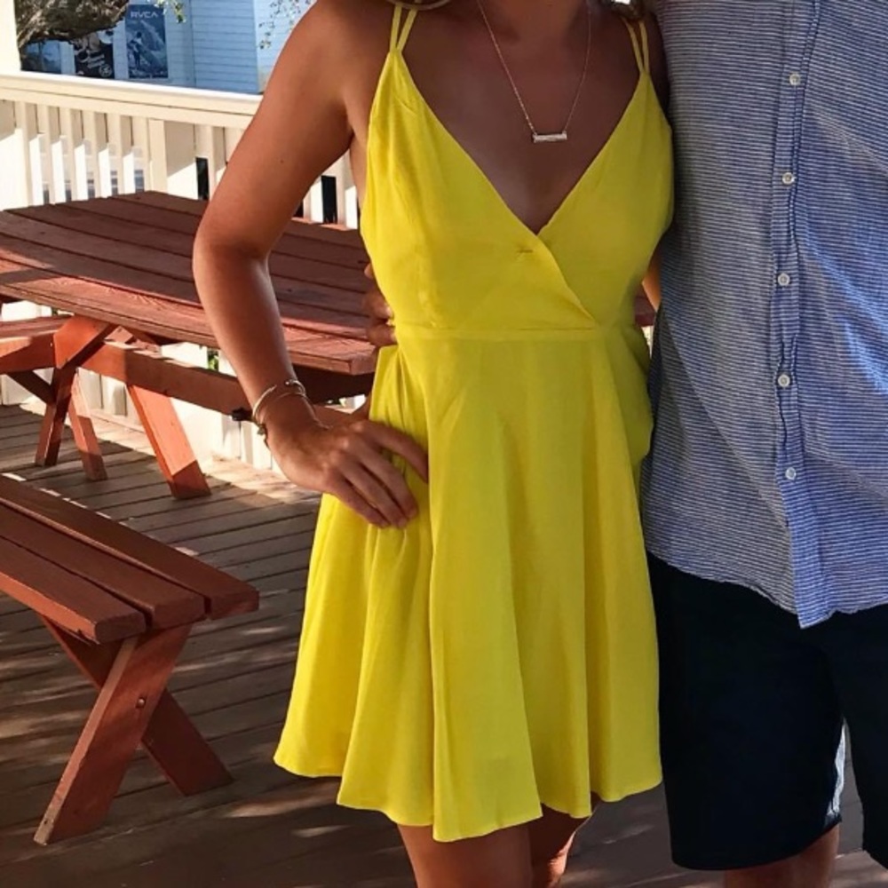Yellow dress